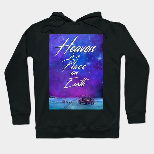 San Junipero, Heaven is a Place on Earth Hoodie by Elizachadwickart 